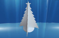 크리스마스 나무 모양을 가진 선전용 마분지 전시 모형 광고