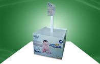 냅킨 아기 제품 승진을 위한 큰 마분지 광고 깔판 진열대