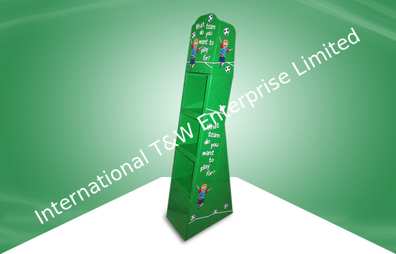 주문 주문 녹색 마분지 책을 승진시키기를 위한 자유로운 서 있는 화면 장치 online manufacture