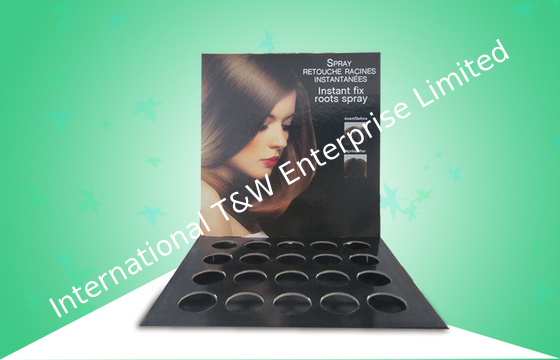 주문 Haircare 제품 표시를 위한 광택 있는 CMKY 인쇄 마분지 싱크대 전시 online manufacture