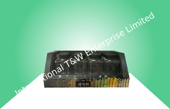 주문 프로모팅 양념 / 식품을 위한 중벽 판지로 만드는 PDQ 트레이 과중한 업무 적층 online manufacture