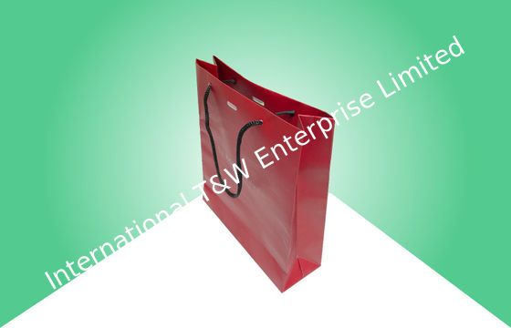 좋은 가격 손잡이가 있는 단단한 바닥 종이 쇼핑 가방 사용자 지정 로고 온라인으로