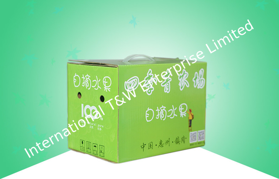주문 재상할 수 있는 환경 종이 포장 상자, 휴대용 과일 골판지 상자 online manufacture