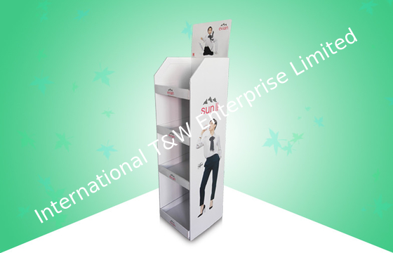 주문 강한 병에 넣어진 물을 판매하는 4개의 선반 주문 POS 마분지 전시는 형성합니다 online manufacture