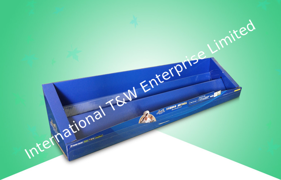 주문 초콜릿 롱 PDQ 트레이, 고리 디스플레이 트레이 타이어 강한 디자인 online manufacture