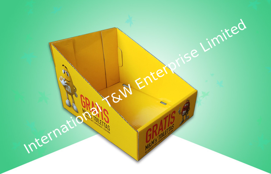 주문 주문품 광택 있는 M&Ms 초콜렛 골판지 쟁반 online manufacture