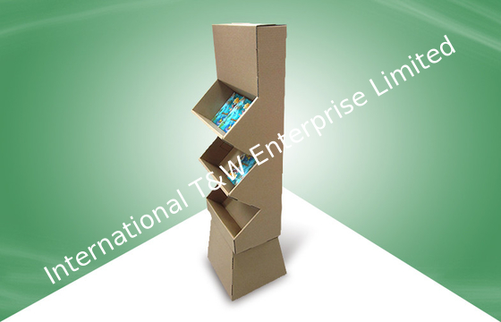 주문 OEM 3 - CD & 책의 유일한 디자인을 위한 세포 Pos 마분지 전시 online manufacture