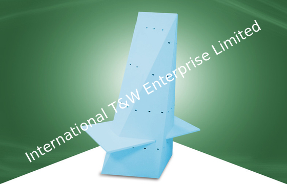 주문 눈길을 끄는 예술 마분지 구멍을 가진 자유로운 서 있는 화면 장치 online manufacture
