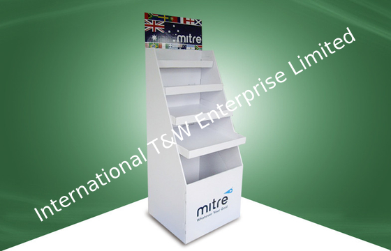 주문 5개의 선반 마분지 진열대, 혼합물 제품을 위한 자유로운 서 있는 마분지 전시 online manufacture