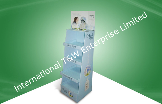 주문 Skincare 제품을 위한 구입 마분지 지면 진열대 적 관점 online manufacture