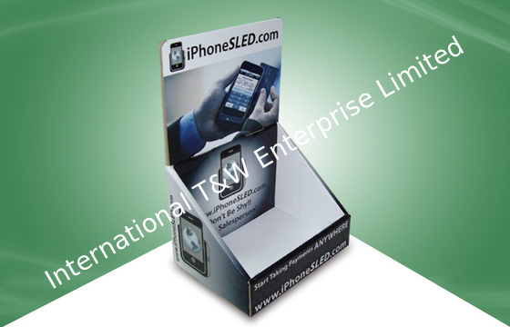 주문 Iphone 광고를 위해 박판으로 만들어지는 반대 서류상 마분지 전시 상자 매트 online manufacture