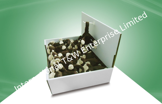 주문 싱크대 POP 전시 상자 마분지 싱크대는 UV 코팅을 가진 쟁반을 표시합니다 online manufacture