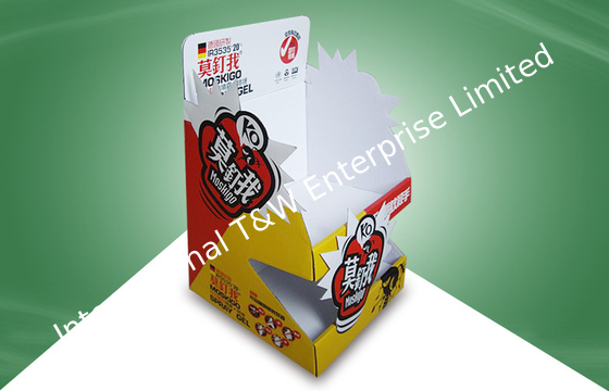 주문 살포를 위한 눈길을 끄는 마분지 카운터 전시/마분지 탁상 전시 상자 online manufacture