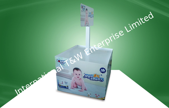 주문 냅킨 아기 제품 승진을 위한 큰 마분지 광고 깔판 진열대 online manufacture