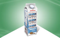 우유 - 판지 - 우유를 위한 모양 마분지 진열대 지면 진열대