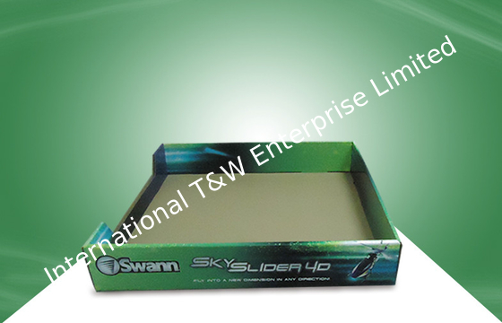 주문 POS 선물 장난감을 위한 OEM 녹색 PDQ 쟁반 싱크대 마분지 전시 상자 online manufacture