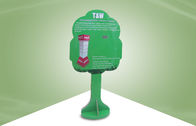 나무 모양 녹색 스티커 광고 전시를 위한 소형 마분지 Standees