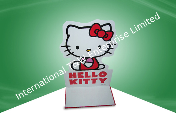 주문 골판지 Standees, 헬로 키티 장난감을 위한 마분지 전시 online manufacture