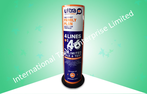 주문 팝업 표시 토템 전시 마분지 Standees 경량 유일한 디자인 online manufacture