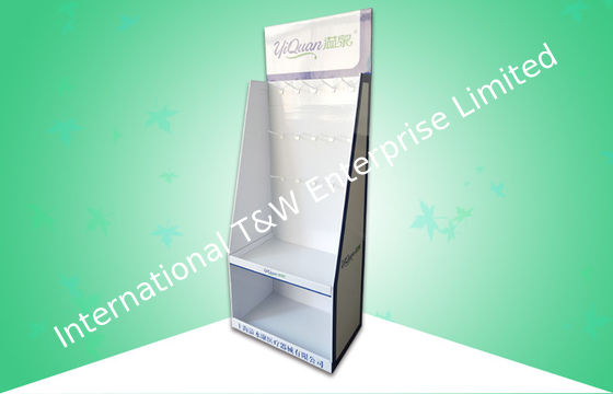 주문 OEM/ODM POS 진열대, 걸이/선반을 가진 골판지 지면 전시 online manufacture