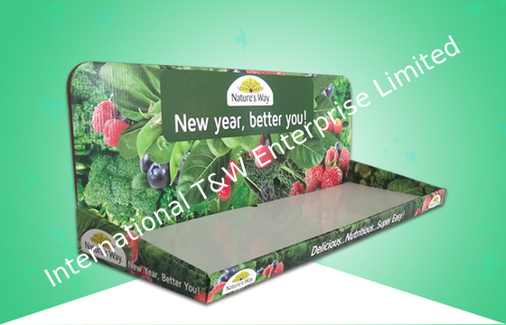 주문 Woolworths 상점을 위한 광택 있는 끝을 가진 저녁밥 음식 마분지 전시 쟁반 online manufacture