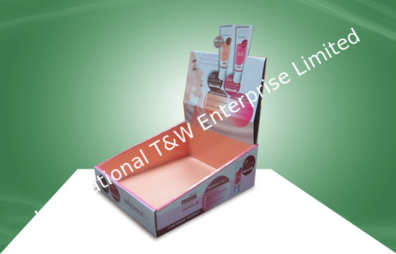 주문 광택 있는 PP 박판을 가진 직업적인 싱크대 마분지 진열대 online manufacture