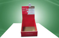 Skincare 미용 제품 빨간 마분지 카운터 전시 상자 OEM