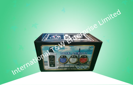 주문 튼튼한 관례에 의하여 인쇄된 물결 모양 상자는, 종이상자 광택 있는 박판을 가진 와인을 마십니다 online manufacture