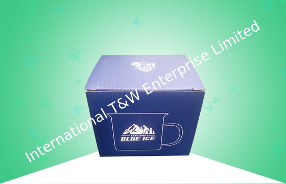 주문 찻잔 서류상 포장 상자는 매트 박판 표면에 물결 모양을 인쇄했습니다 online manufacture
