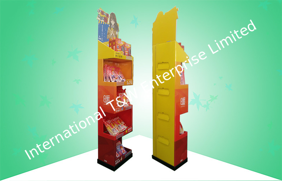 주문 약 판매를 위한 건장한 5개의 선반 마분지 진열대 유일한 구조 online manufacture