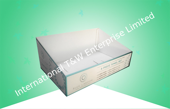 주문 강력한 카드보드 PDQ 트레이 에코 친화적 인 판매 욕조 수건 코스트코 스토어 online manufacture