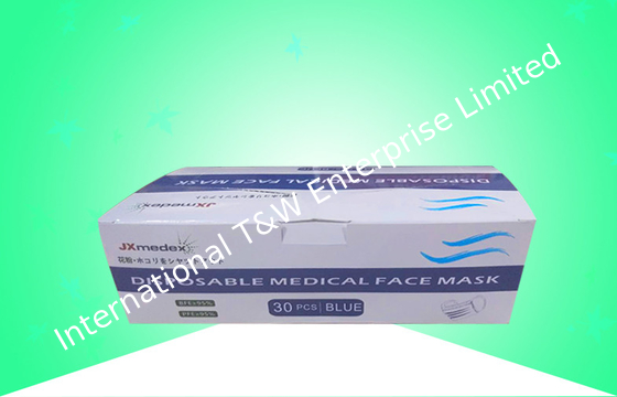 주문 Eco Dispasable 의학 얼굴 가면을 위해 포장하는 친절한 판지 상자 선물 online manufacture