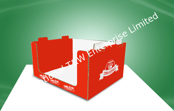 주문 높은 효과적인 마분지 팝콘 PDQ 쟁반/싱크대 마분지 전시 상자 online manufacture