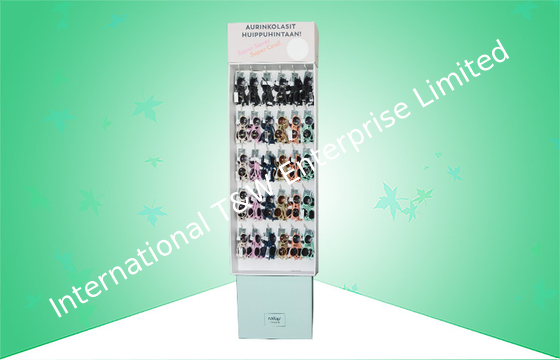 주문 플라스틱 후크 PP 엷은 조각 모양 POS 판지 디스플레이 CMYK online manufacture