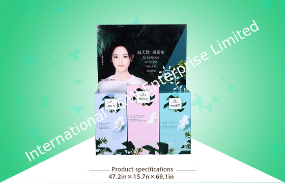 주문 350gsm CCNB 판지로 만드는 덤프 Bin PMS를 출력하는 월경 패드 벌충 online manufacture