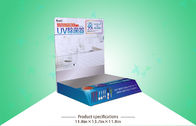 UV 살균기를 위한 맞춘 PP 엷은 조각 모양 판지 주방용 조리대 디스플레이