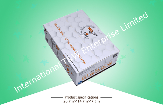 주문 3D 프린터를 위한 350gsm CCNB CMYK 중벽 골판지 박스 online manufacture