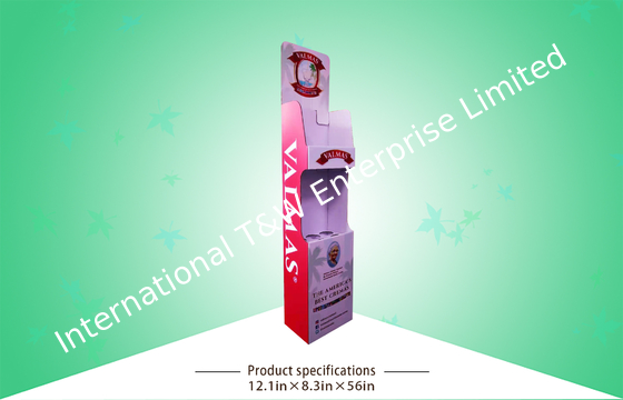 주문 경제학의 팝 판지 포도주 디스플레이는 쉬운 조립체 설계와 일치합니다 online manufacture