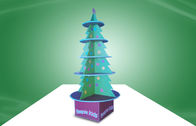 아이 품목을 위한 재생된 POS 마분지 전시 크리스마스 나무 디자인 진열대