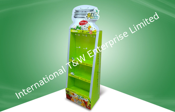 주문 OEM ODM 녹색 마분지 진열대, 소매를 위한 Customed 전시 걸이 online manufacture
