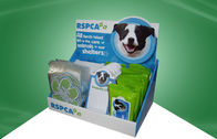 애완 동물 품목 4개의 색깔 광택 있는 PP 박판을 가진 선전용 마분지 싱크대 전시