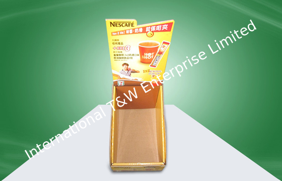 주문 Nestcafe 선전용 마분지 싱크대 전시 4 색깔 오프셋 인쇄 online manufacture