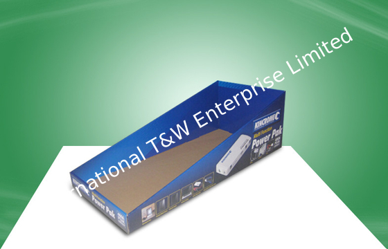 주문 쉬운을 가진 힘 패드를 승진시키는 파란 마분지 PDQ 쟁반 - 회의 디자인 online manufacture