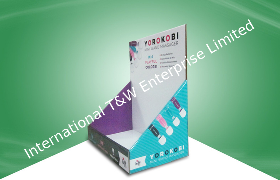 주문 강한 마분지 싱크대 전시, 이동할 수 있는 부속품을 위한 마분지 인사장 전시 online manufacture