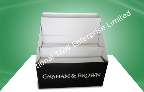 주문 Graham의 밑에 까만 벽 종이 POS 하치장 궤 전시 및 브라운은 상표를 붙입니다 online manufacture