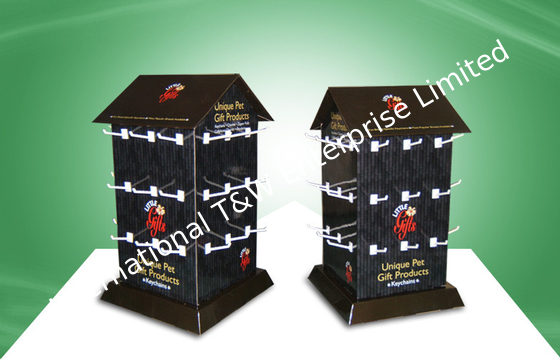 주문 열쇠 고리를 승진시키기를 위한 자전 마분지 싱크대 전시 online manufacture