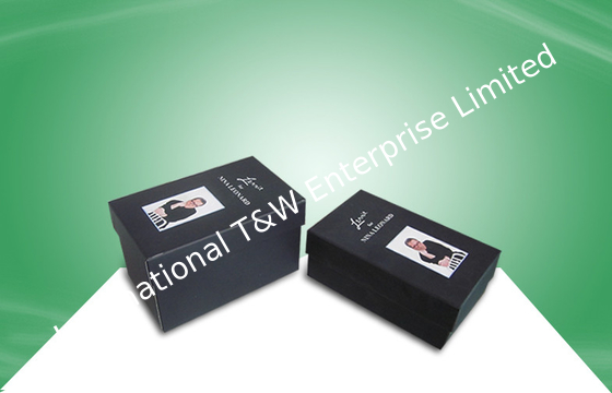 주문 매트 PP 박판을 가진 까만 엄밀한 선물 상자 서류상 포장 상자 online manufacture