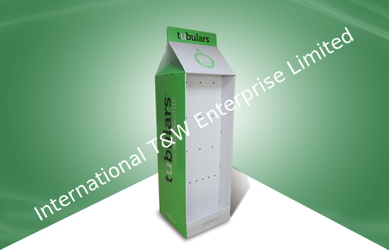 좋은 가격 아이 밀크바를 위한 눈길을 끄는 마분지 걸이 진열대 인쇄 온라인으로