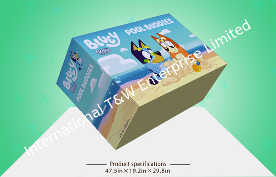 절반 팔레트 350gsm CCNB는 장난감을 위해 패키징 박스 SGS를 주름지게 했습니다